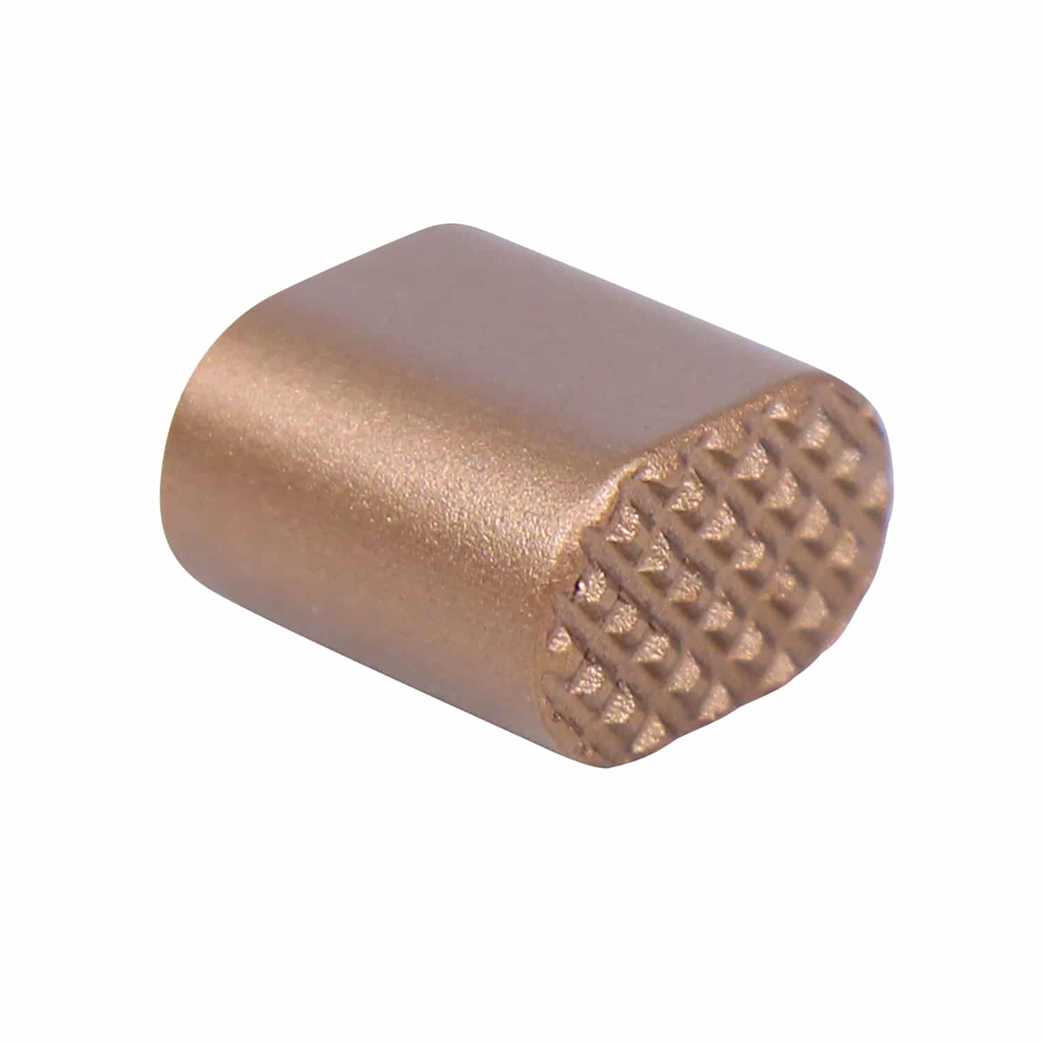 AR-15 Extended Magazine Release Button in Anodized Bronze