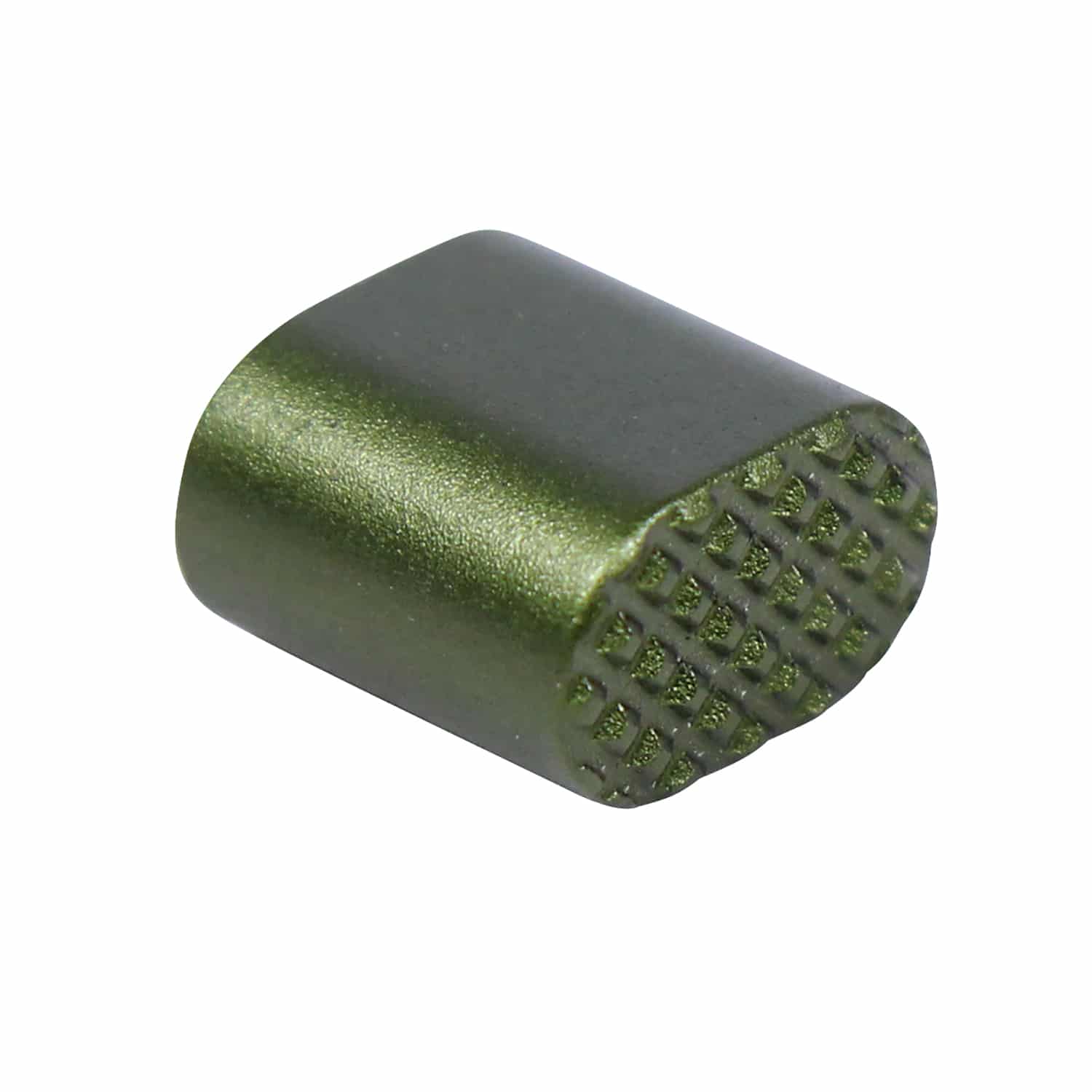 AR-15 Extended Magazine Release Button in Anodized Green