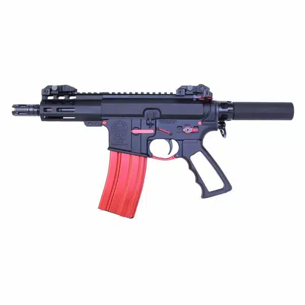 AR-15 Micro Pistol Furniture Set in Anodized Black - Image 3