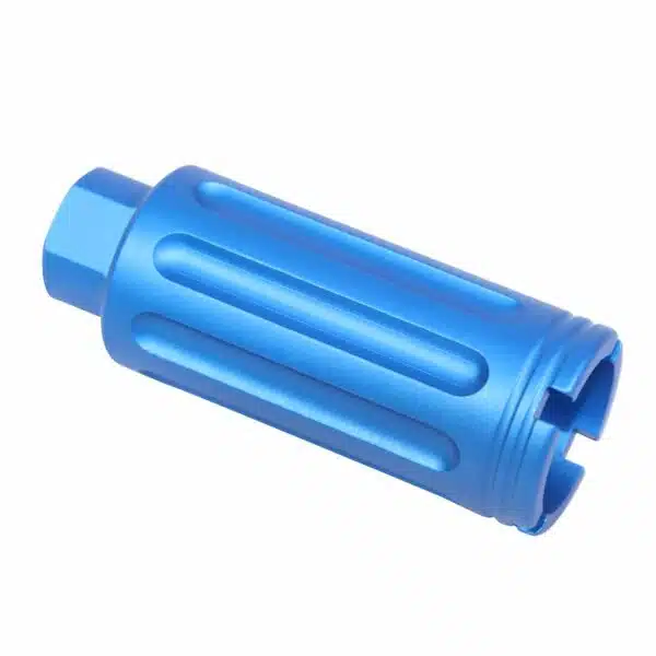 AR-15 Slim Line Cone Flash Can Gen 2 In Anodized Blue