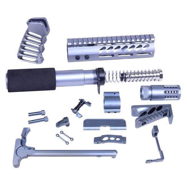 AR-15 Ultimate Pistol Build Kit in Anodized Gray