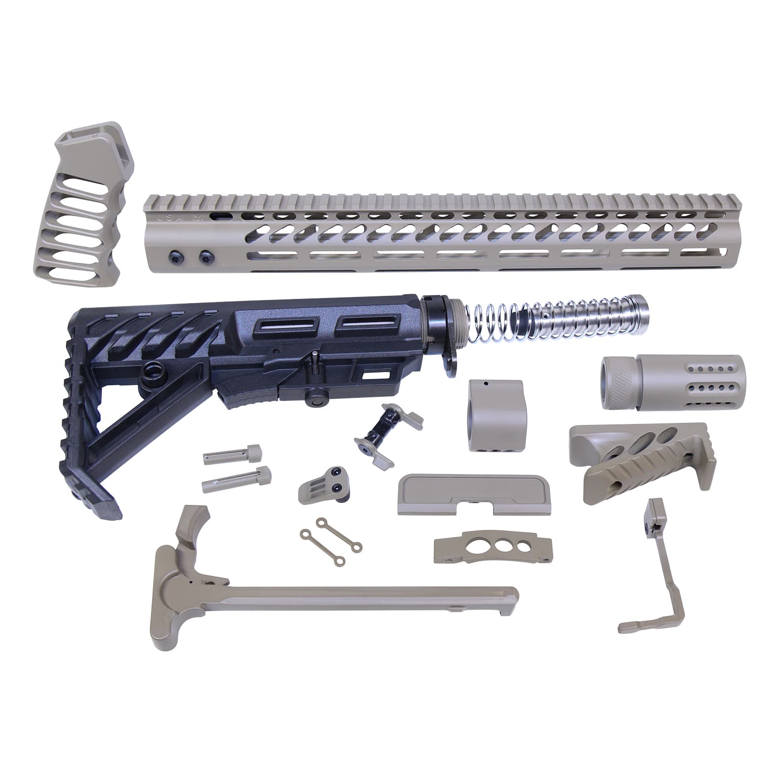 AR-15 Full Rifle Parts Kit Flat Dark Earth