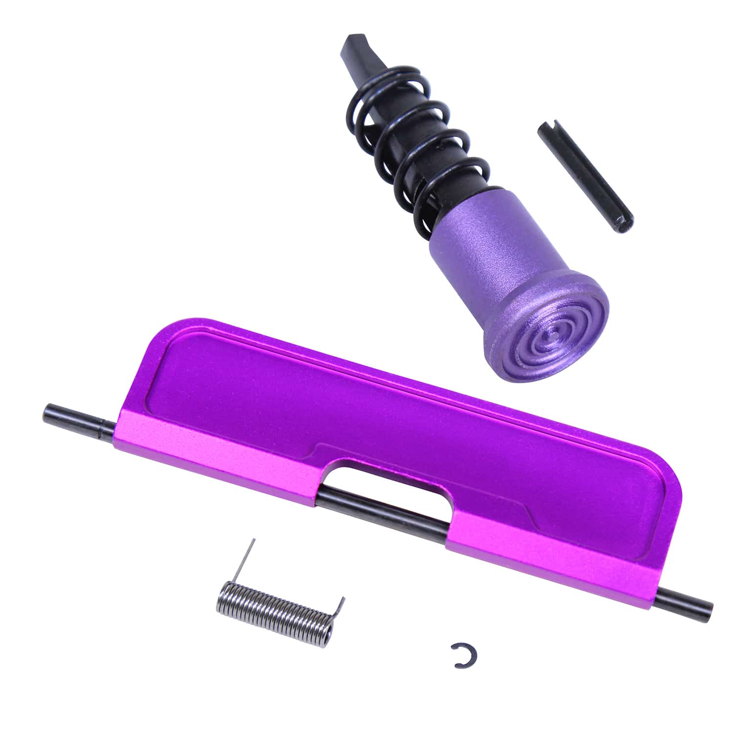 AR-15 Upper Kit With Gen 3 Dust Cover in Anodized Purple