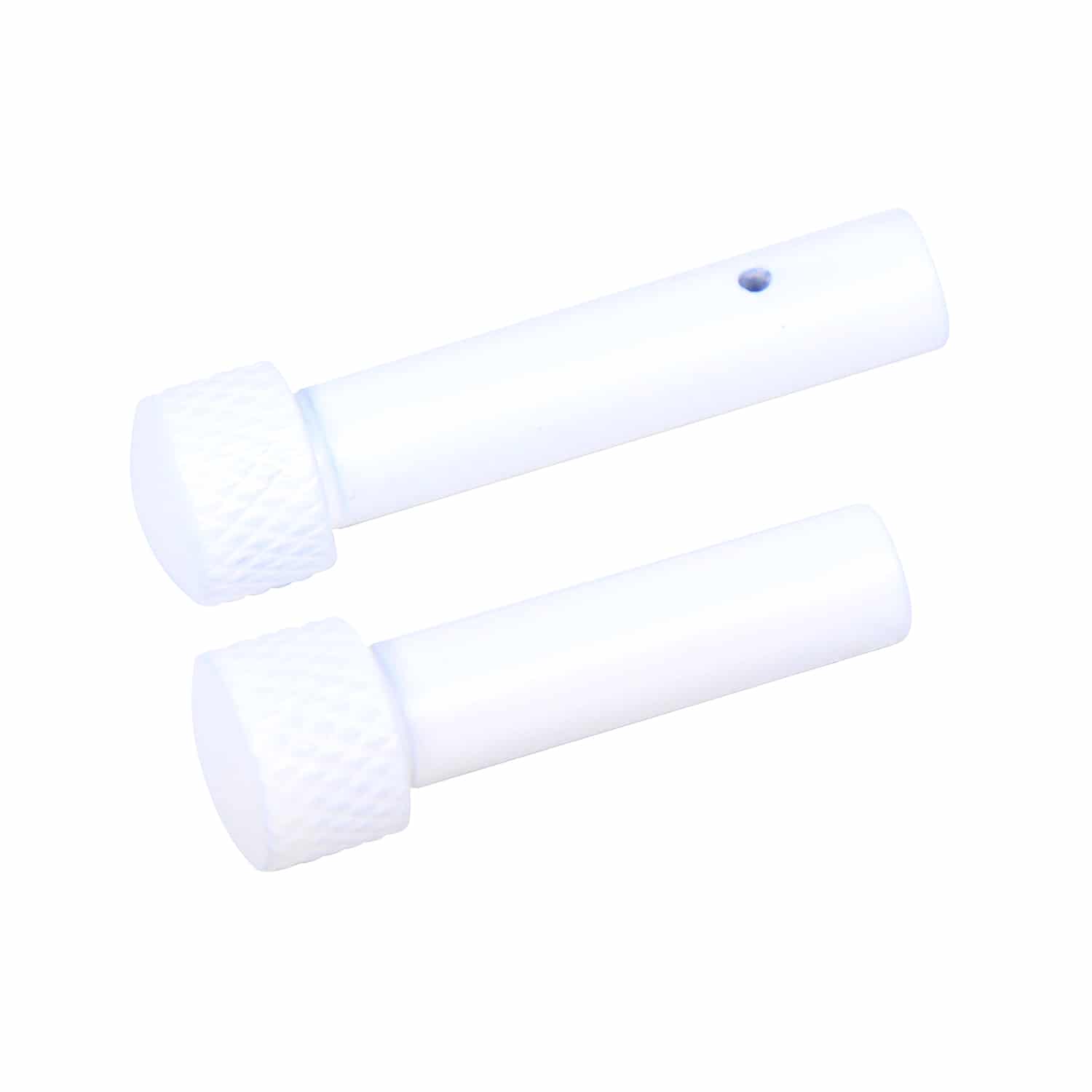 AR-15 5.56 Cal Extended Takedown Pin Set Gen 2 in Arctic White
