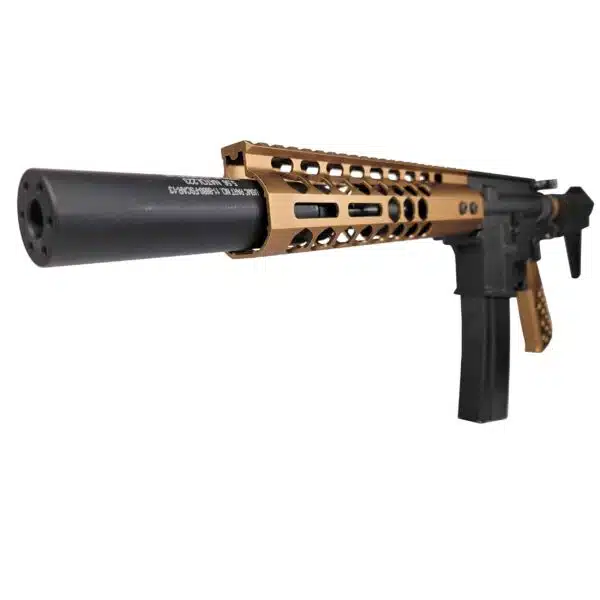 The Bulldog: AR-15 5.56 Pistol in Anodized Black and Burnt Bronze - Image 2