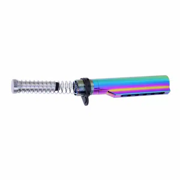 AR-15 Mil-Spec Buffer Tube Set in Rainbow PVD - Image 3