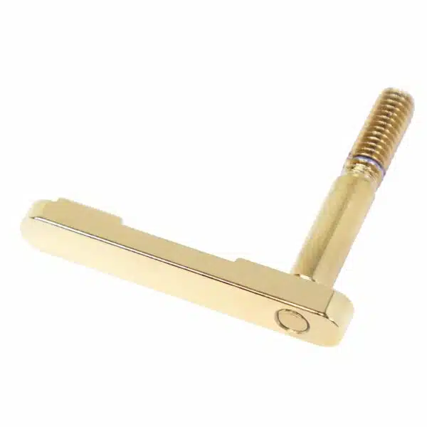 Polished brass safety razor with timeless design for sustainable, traditional shaving.