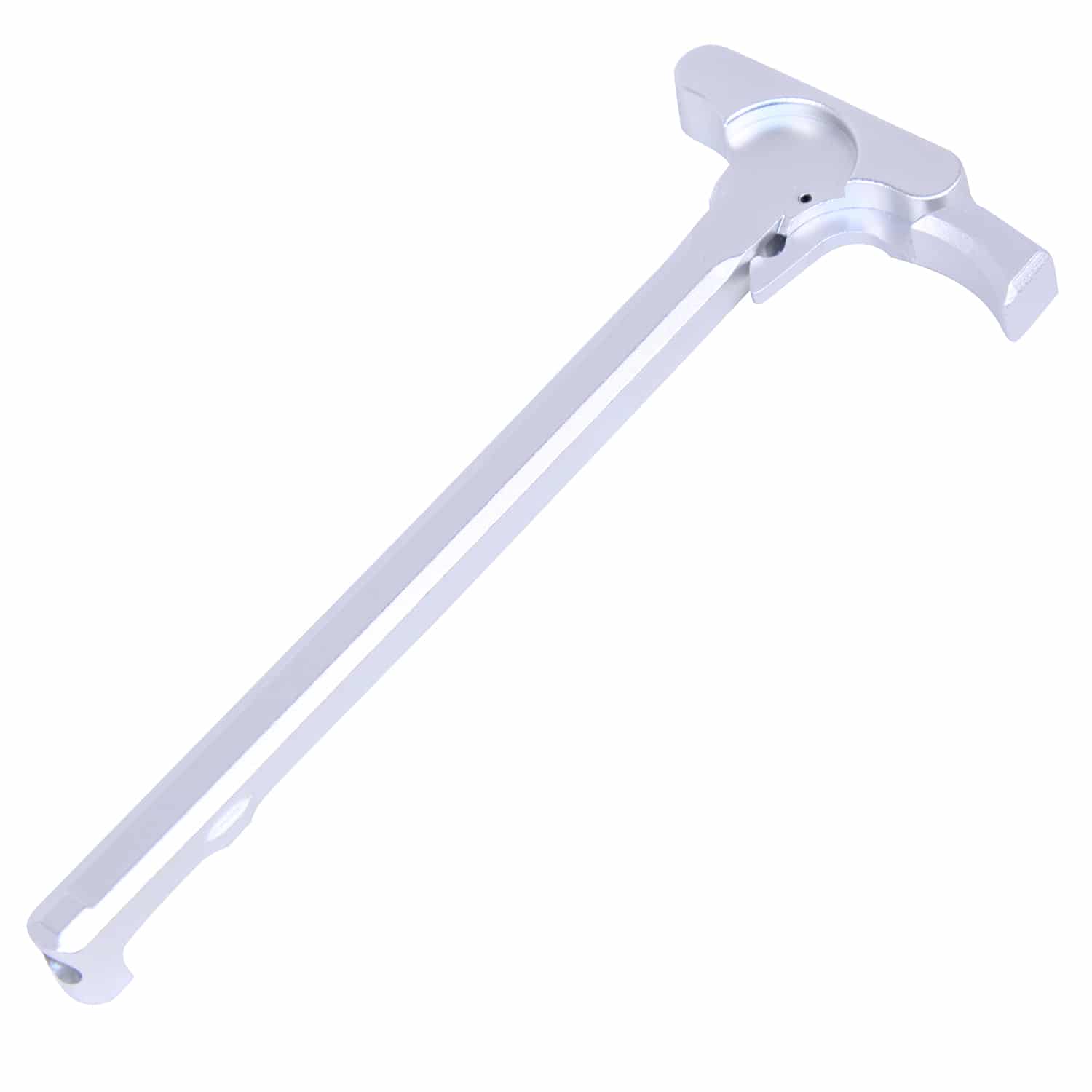 AR-15 Charging Handle With Gen 5 Latch in Anodized Clear Aluminum