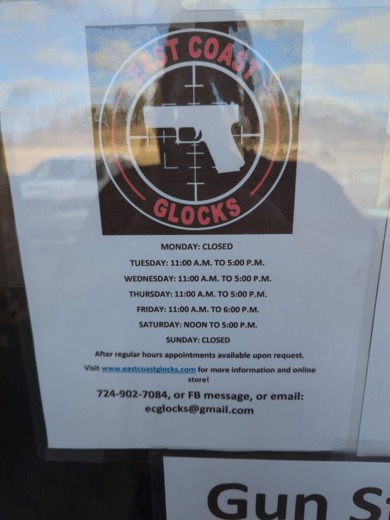 East Coast Glocks SARVER