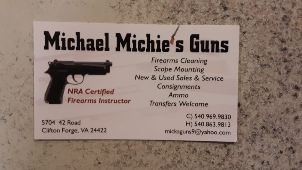 Michael Michie’s Guns Clifton Forge