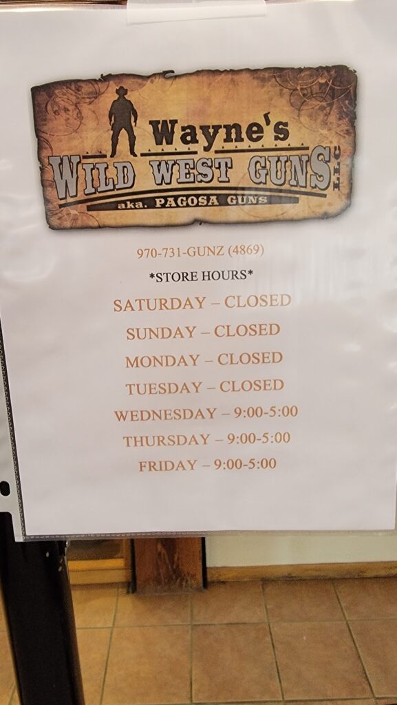 Pagosa Guns Pagosa Springs