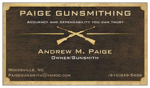 Paige Gunsmithing Mocksville