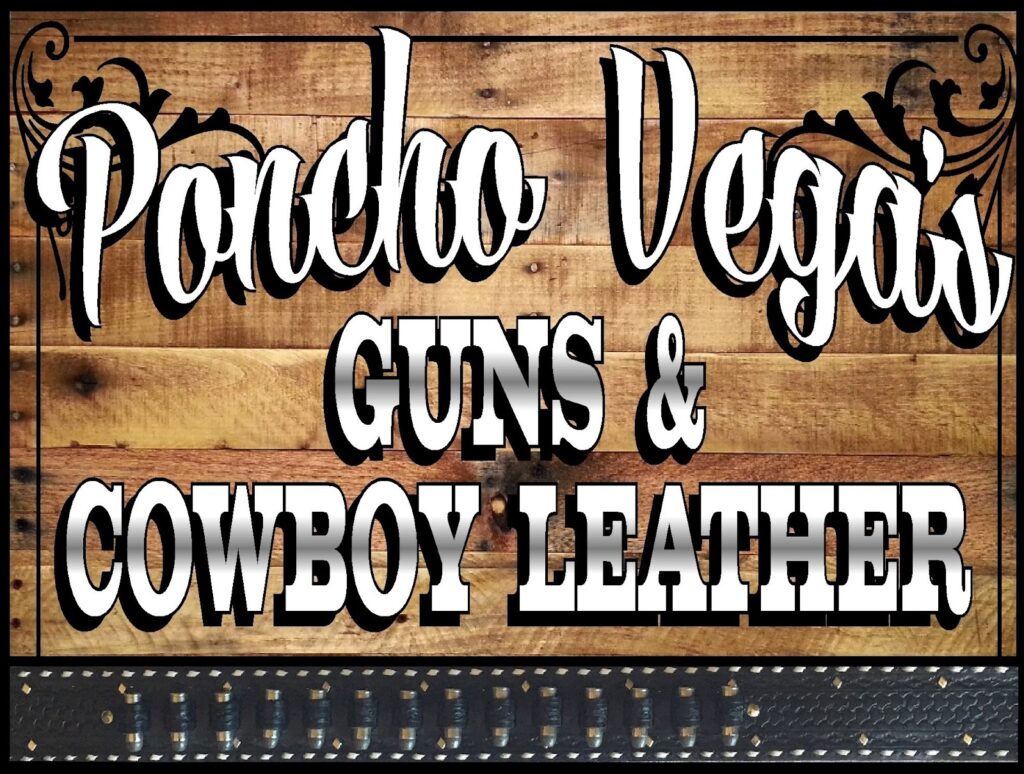 Poncho Vega’s Guns & Cowboy Leather Tombstone