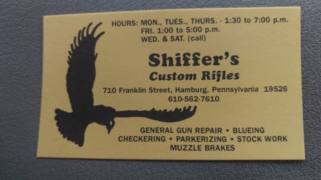 Shiffers Custom Rifle Hamburg