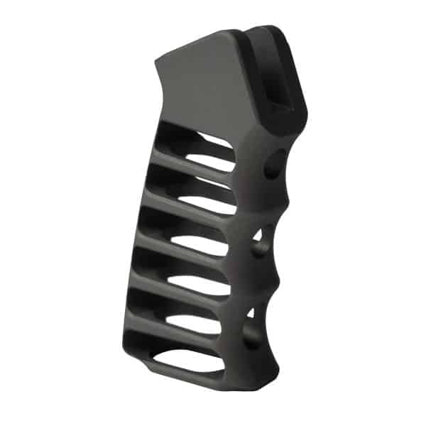 Skeletonized Aluminum Pistol Grip in Anodized Tungsten *CLOSEOUT*