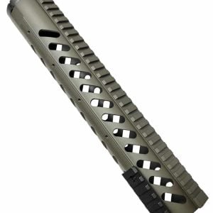 LR-308 Free Float 12 inch Large Profile Modular Rail System Handguard in OD Green *CLOSEOUT*