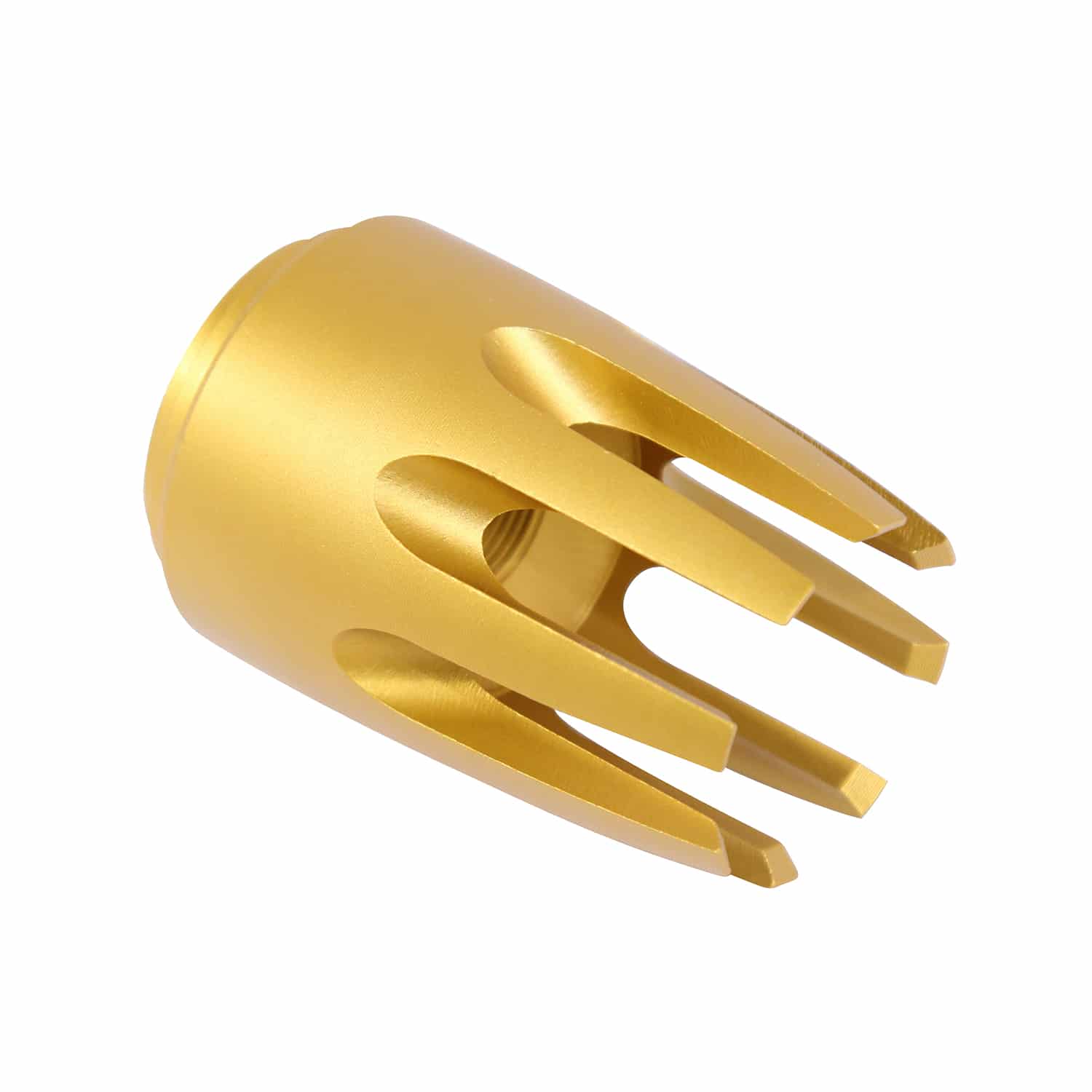 AR15 Claw Multi-Prong Flash Hider In Anodized Gold