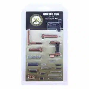 AR-15 Builders Kit with Anodized Bronze finish components in packaging