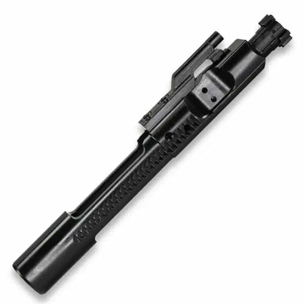 Black nitride-finished Bolt Carrier Group for .224 Valkyrie/6.8 SPC M16 rifles with precision features.