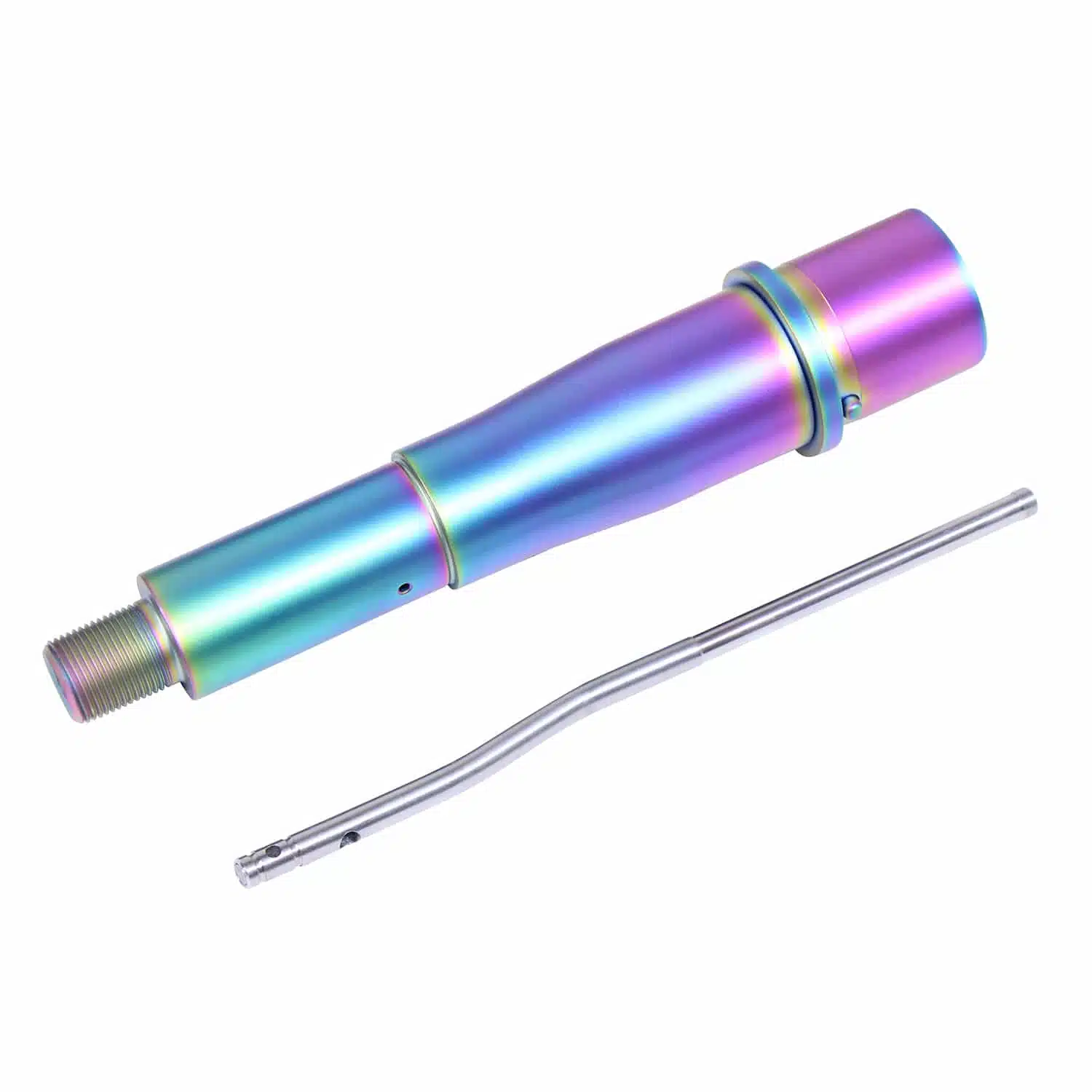 5" 5.56mm 1:5 Twist Barrel With Gas Tube in Rainbow PVD Coated