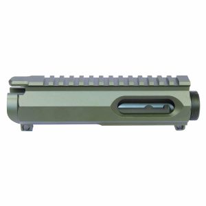 AR-15 9mm Dedicated Stripped Billet Upper Receiver in Anodized Green