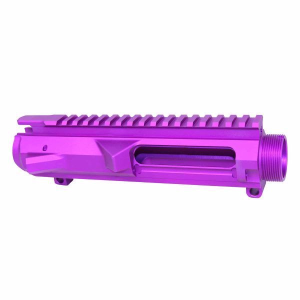 Gen 2 stripped billet upper receiver for .308 Cal, finished in anodized purple.