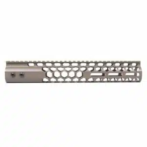 12 inch Air Lite Honeycomb M-LOK handguard with monolithic top rail in Flat Dark Earth finish