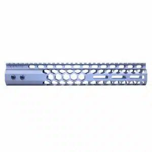 12 inch Air Lite Series Honeycomb M-LOK free floating handguard with monolithic top rail in anodized grey finish