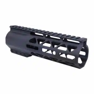 7 inch AIR-LOK M-LOK handguard with monolithic top rail, anodized black finish