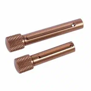 AR .308 Cal Extended Takedown Pin Set in Anodized Bronze finish