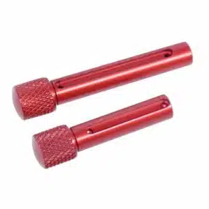 AR .308 Cal Extended Takedown Pin Set in Anodized Red finish