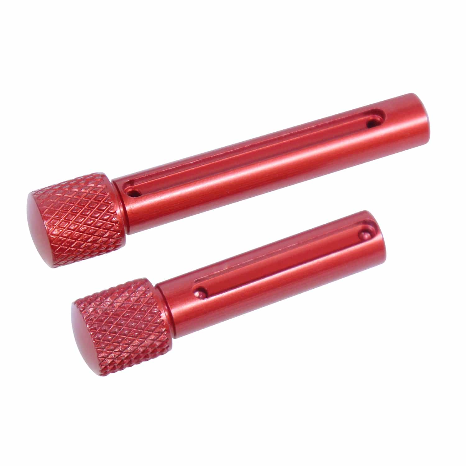 AR .308 Cal Extended Takedown Pin Set in Anodized Red finish