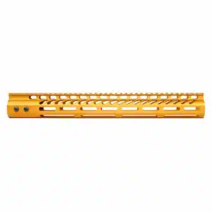 15" Lightweight M-LOK Free Floating Handguard in Anodized Orange