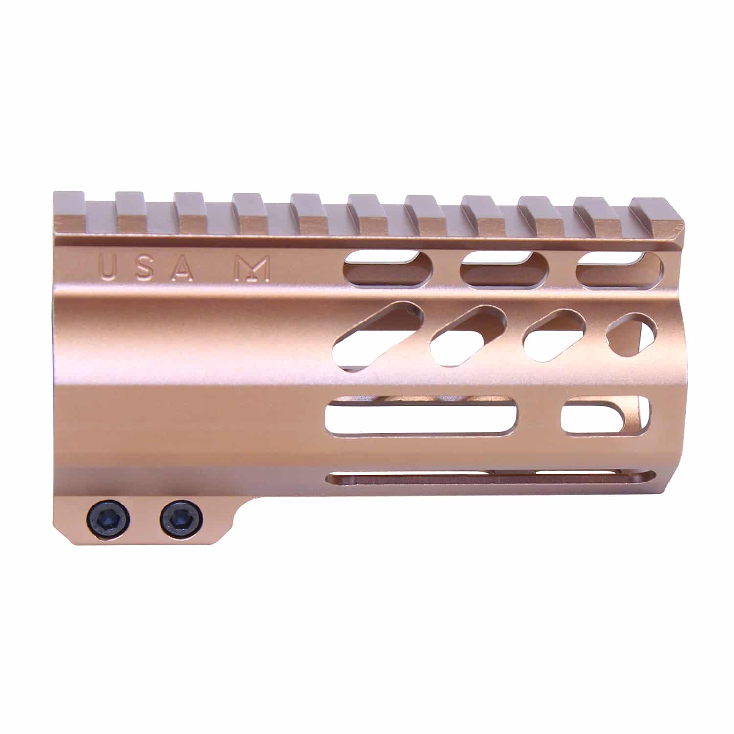 4" AIR-LOK Compression M-LOK Free Floating Handguard in Anodized Bronze