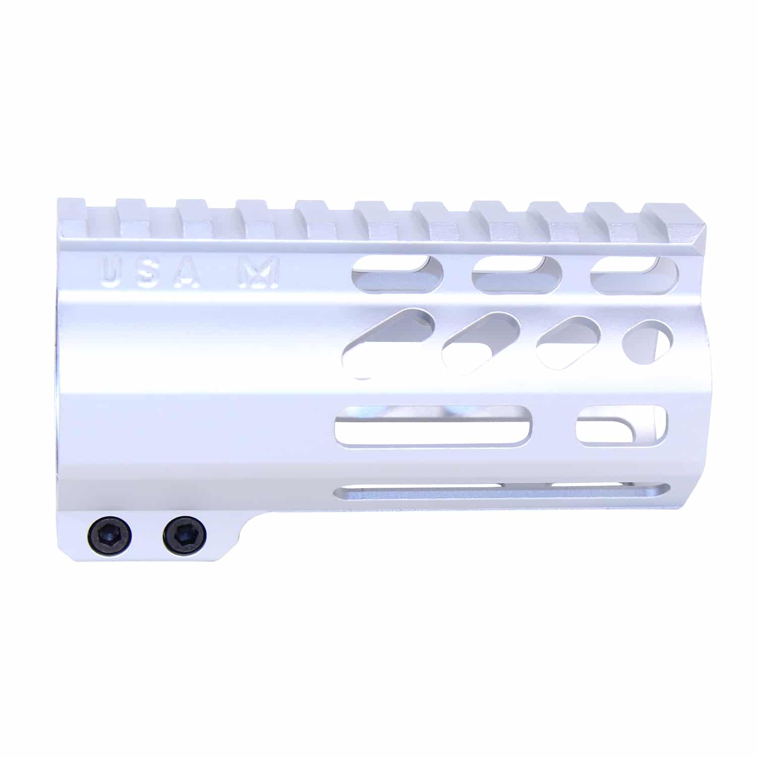 4" AIR-LOK Compression M-LOK Free Floating Handguard in Anodized Clear