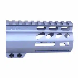 4" AIR-LOK Compression M-LOK Free Floating Handguard in Anodized Grey