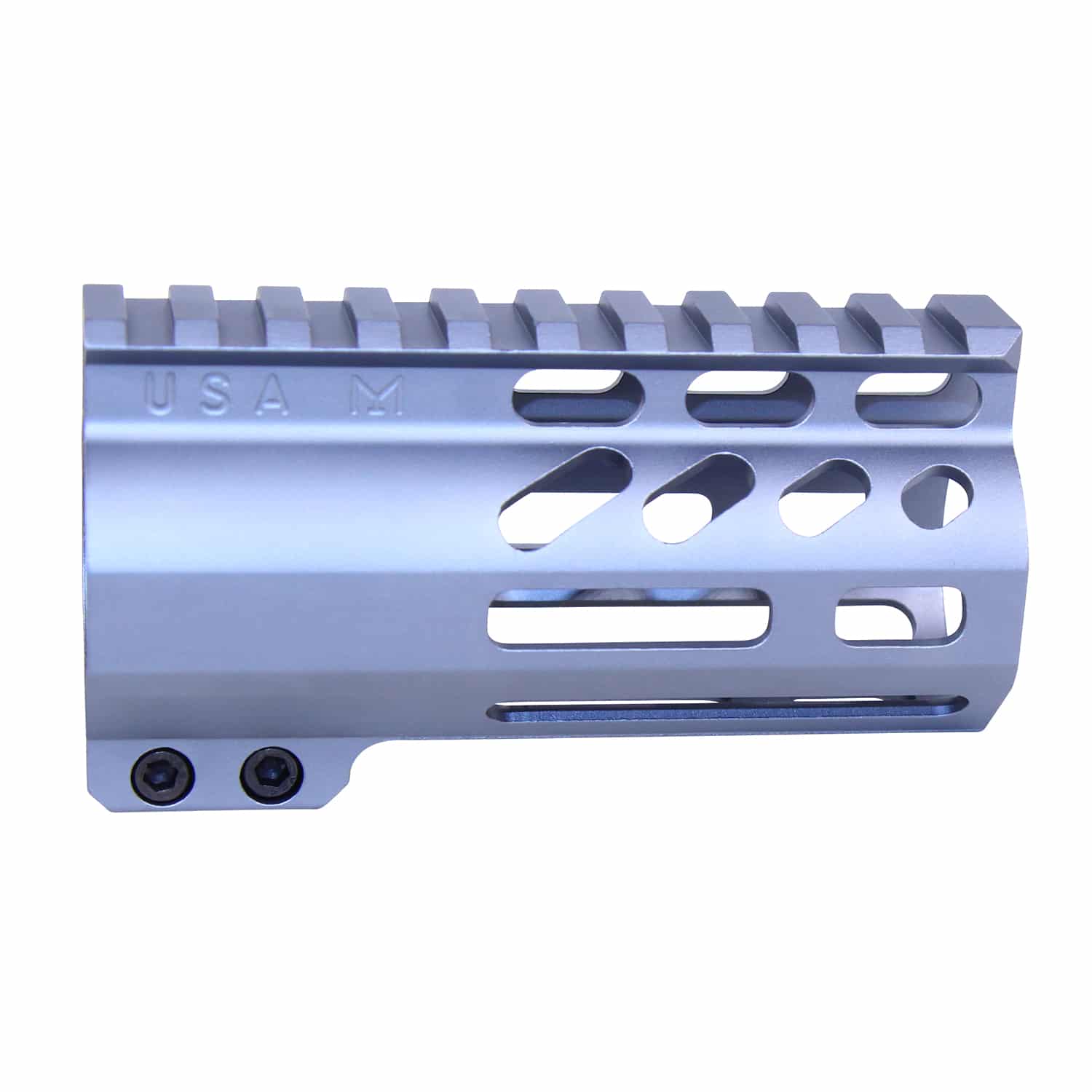 4" AIR-LOK Compression M-LOK Free Floating Handguard in Anodized Grey