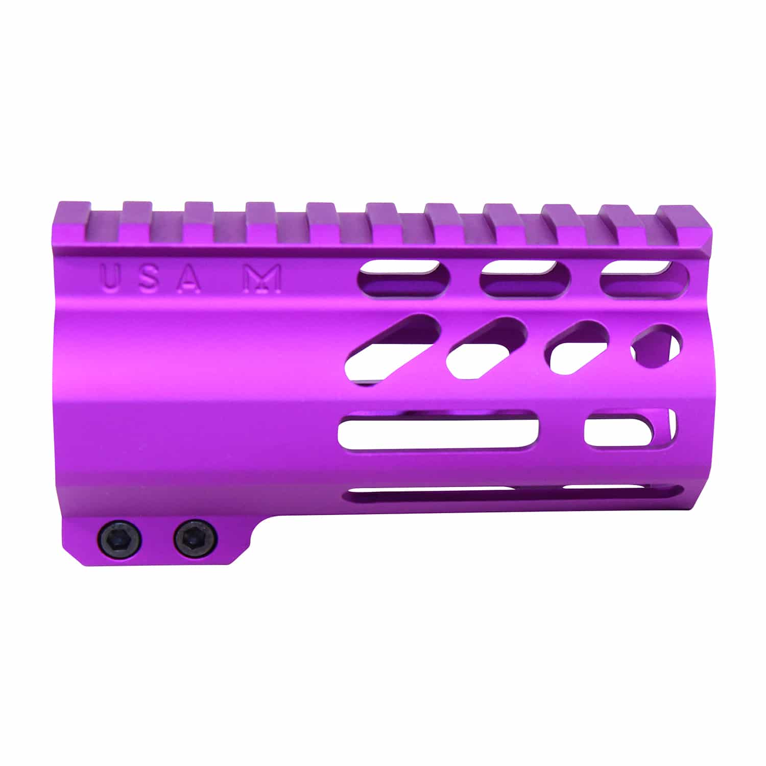 4" AIR-LOK Compression M-LOK Free Floating Handguard in Anodized Purple