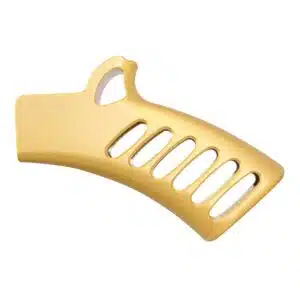 AR-15 Skeletonized Aluminum Featureless Pistol Grip in Anodized Gold (NY/CA Compliant)