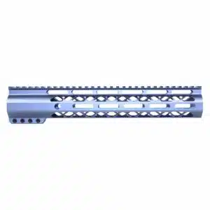 12 inch AIR-LOK Series M-LOK handguard with monolithic top rail in anodized grey finish