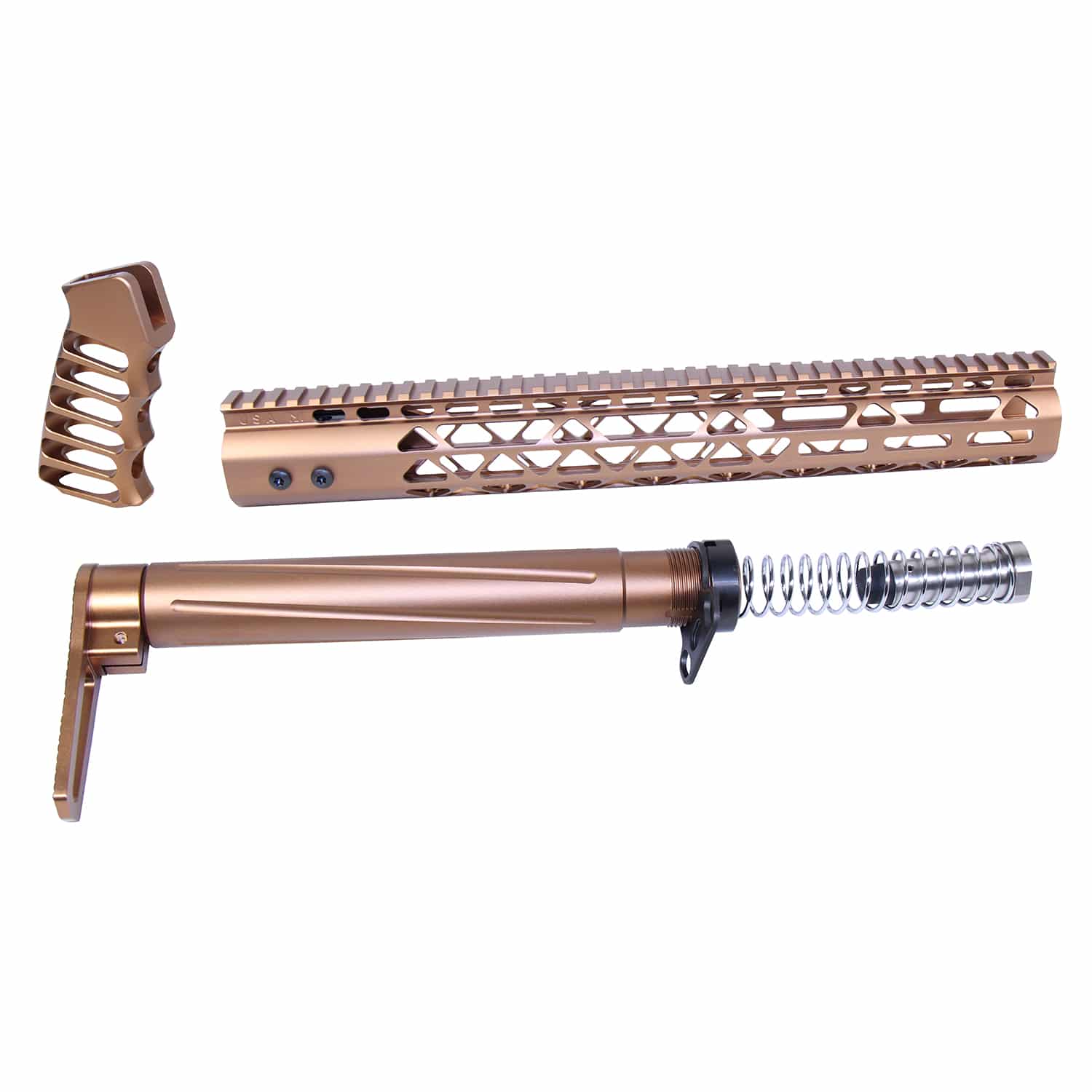 AR .308 AIR Lite Series Complete Furniture Set in Anodized Bronze