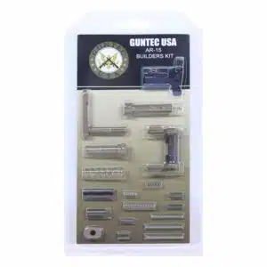 AR-15 Builders Kit with Flat Dark Earth finish, packaged components for assembly