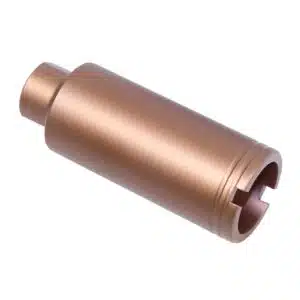 Anodized Bronze AR-15 Slim Line Cone Flash Can