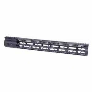 15 inch Mod Lite skeletonized M-LOK handguard in anodized black finish