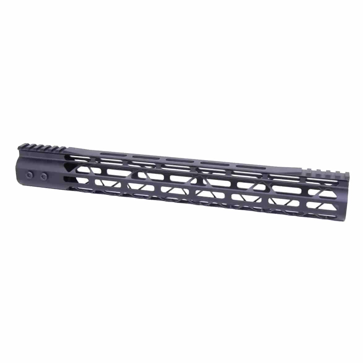 15 inch Mod Lite skeletonized M-LOK handguard in anodized black finish