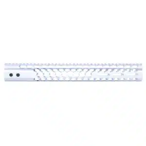 15 inch Air Lite Series Honeycomb M-LOK handguard with monolithic top rail in anodized clear finish.