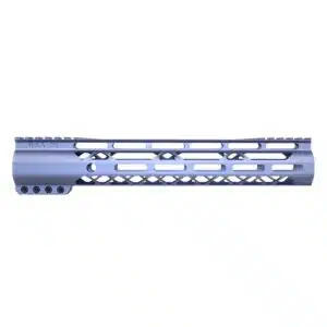 12 inch AIR-LOK Series M-LOK handguard with monolithic top rail in anodized grey finish