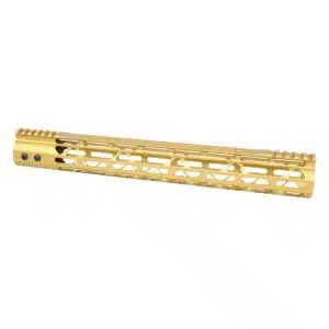 15" Mod Lite Skeletonized M-LOK Free Floating Handguard in Anodized Gold