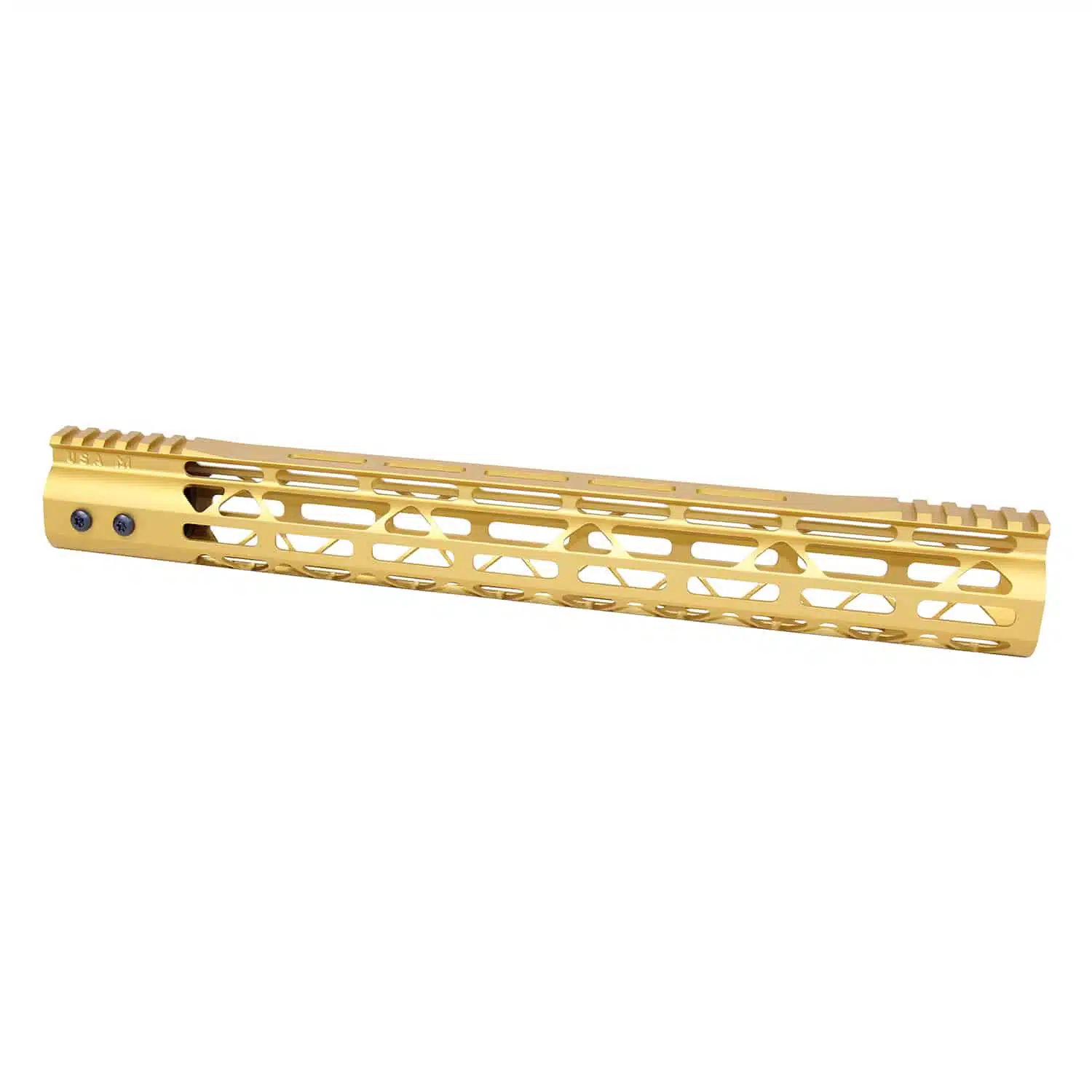 15" Mod Lite Skeletonized M-LOK Free Floating Handguard in Anodized Gold