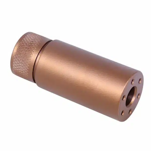 AR-15 3.0" Fake Suppressor in Anodized Bronze